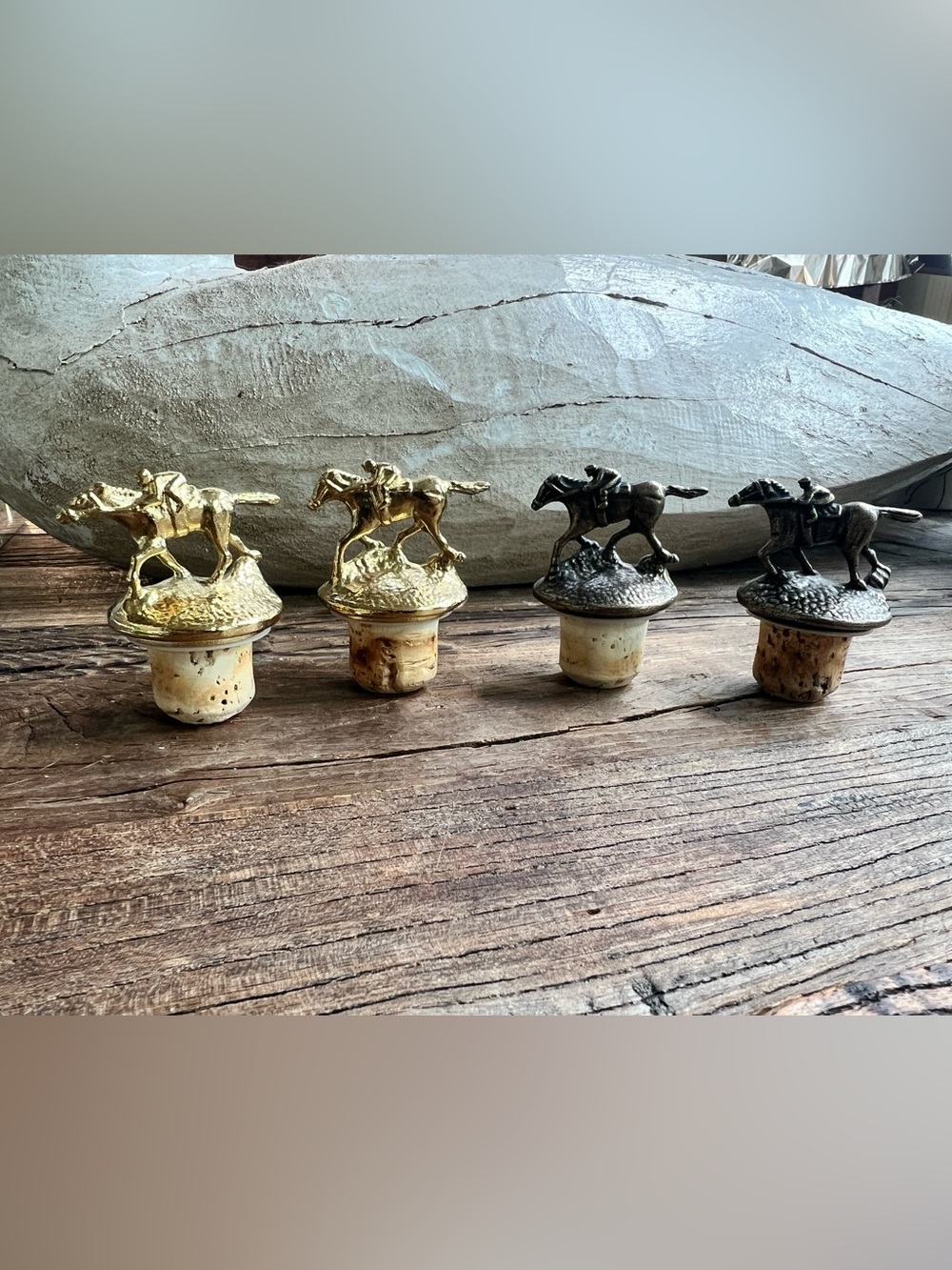 Set of 4 Blanton's Single Barrel Bourbon bottle stoppers